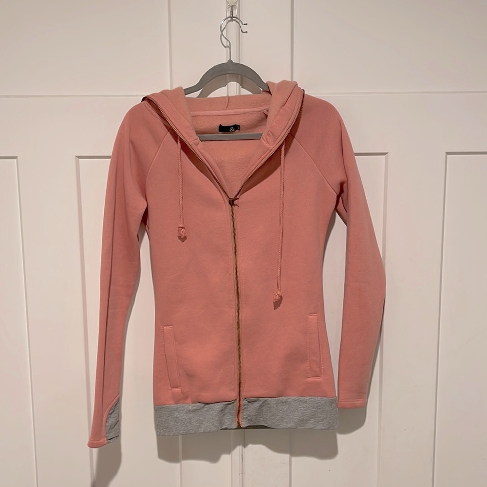 Ampersand zip up hoodie NWOT size XS